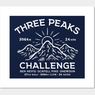 Three Peaks Challenge Posters and Art